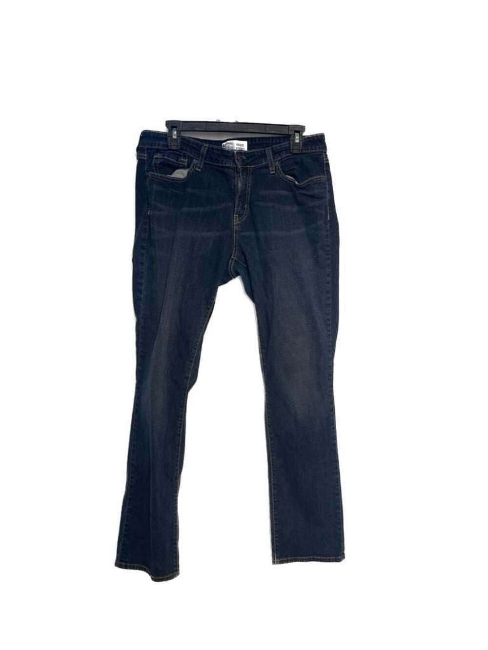 Signature by Levi Strauss & Co. Women's Mid Rise Straight Jeans Dark Wash